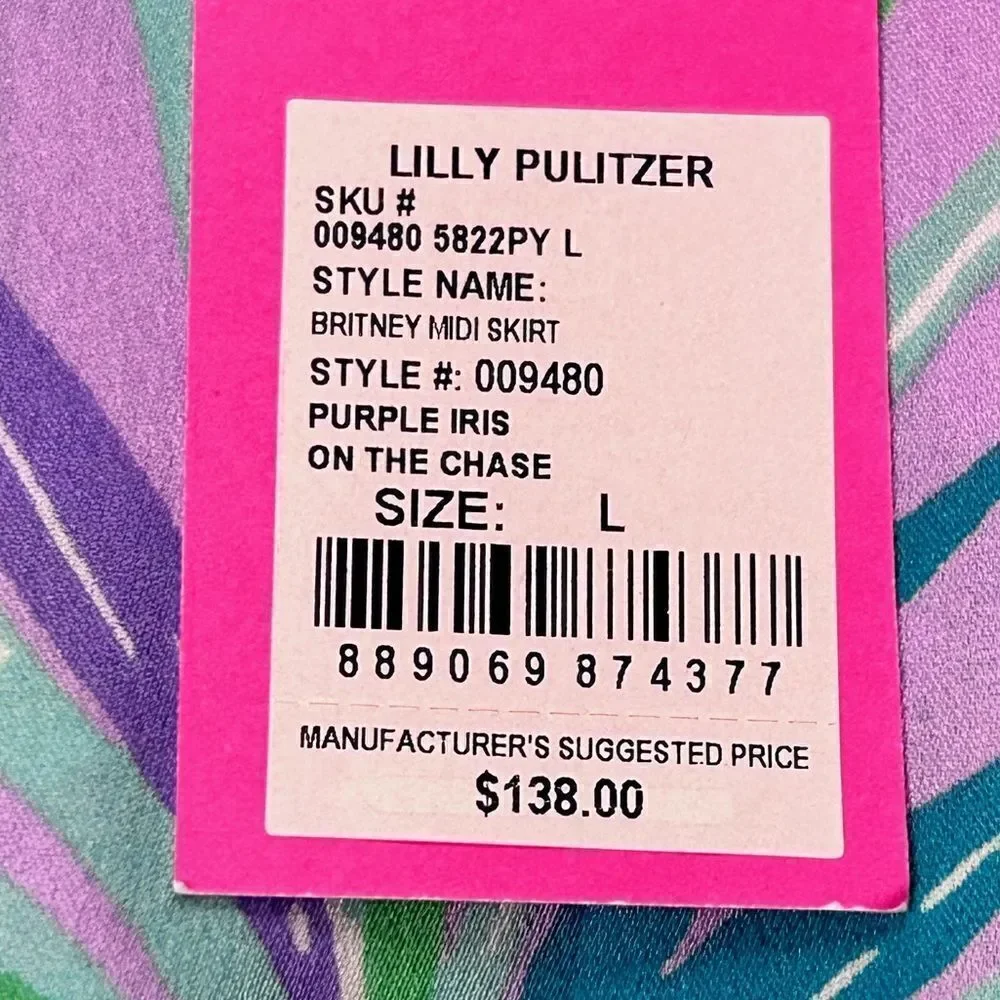 Lilly Pulitzer Britney Midi Skirt On The Chase